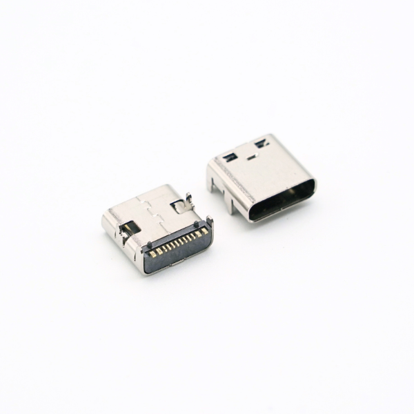 TYPEC 16PIN板上母座 加长 L=8.35MM